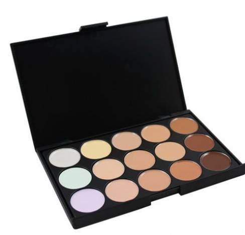 Paleta de Base e Corretivos 15 cores